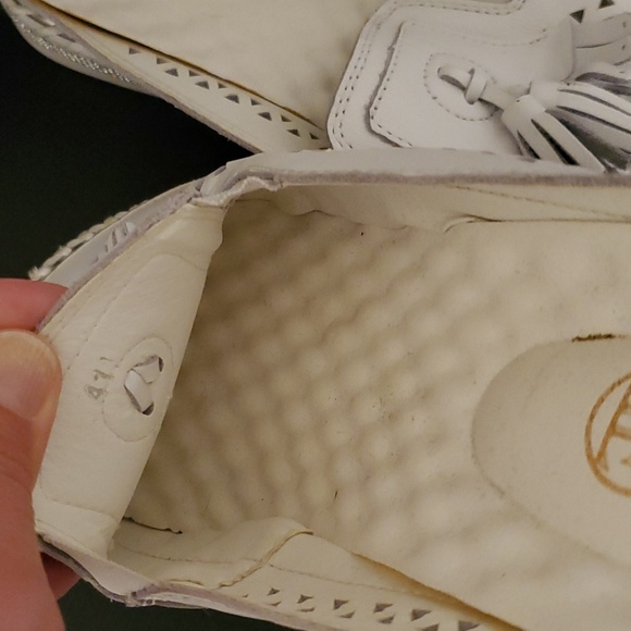 Super comfy White slip on loafers with sparkles - Picture 5 of 5